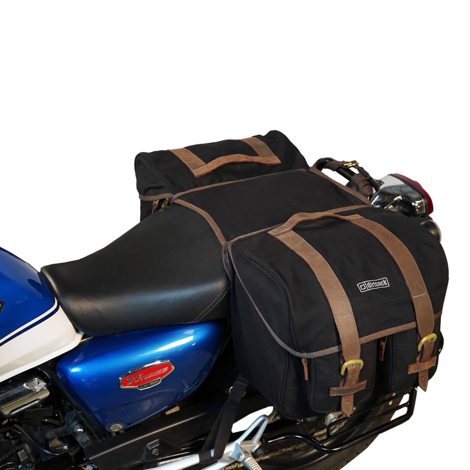 Dug Dug Canvas Bag Saddle Bag for Royal Enfield Classic 350/500 – Right  Side - Khaki - Dug Dug Motorcycles